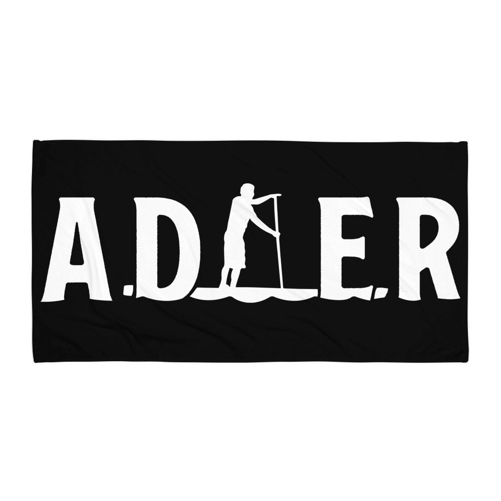 Adler Paddler Towel - Black